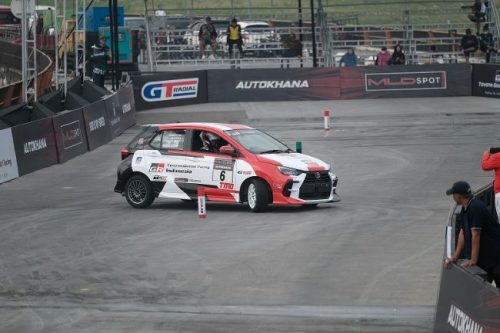 Debut Menjanjikan Toyota Agya GR Sport di Kejurnas Slalom, Langsung Rebut Kemenangan
