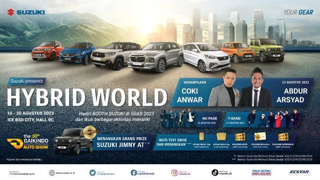 Triple Surprise Suzuki di GIIAS 2023