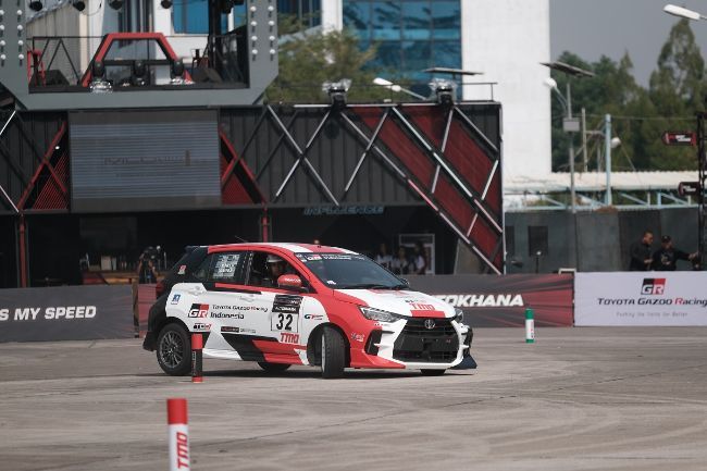 Tim Toyota Gazoo Racing Indonesia di Kejurnas Slalom 2023