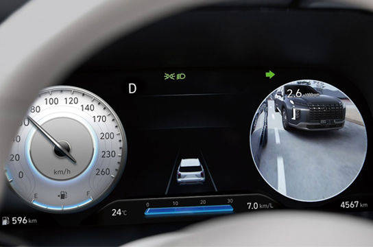 Fitur smartsense Blind Spot View Monitor
