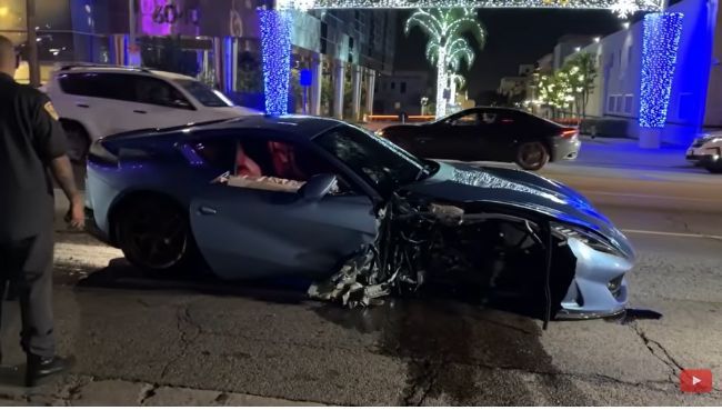 Kecelakaan Ferrari 812 Michael B Jordan