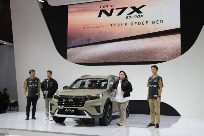 IIMS 2024: Honda Rilis BR-V Pakai Tampilan Futuristis Konsep N7X Honda BR-V N7X Edition