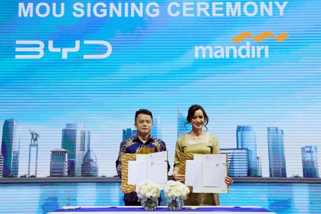 MoU BYD Bank Mandiri