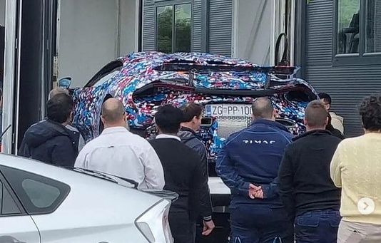 Spyshot Bugatti V16 Hypercar