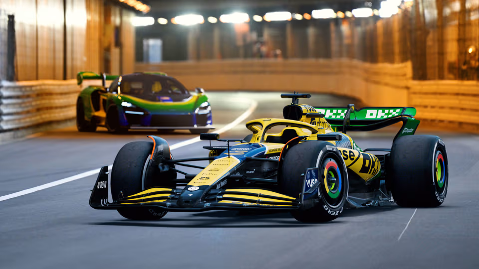 Oranye Jadi Kuning, McLaren Pakai Livery Ala Senna Untuk GP Monaco 2024