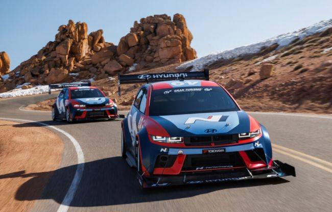 Hyundai Bawa Pasukan Ioniq 5 N Tantang Pikes Peak, Ada yang Dimodifikasi Esktrem Hyundai Ioniq 5 N Pikes Peak