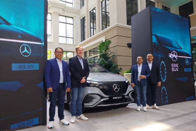 Mercedes-Benz EQE SUV Debut di Indonesia, Punya Fitur Off-Road Lengkap Mercedes-Benz EQE SUV