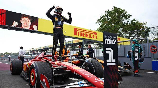 F1: Berjudi Strategi Pitstop, Leclerc Bawa Ferrari Terdepan di GP Italia 2024 Charles Leclerc Ferrari