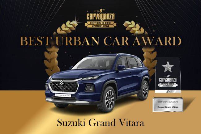 Carvaganza Editors' Choice 2024, Best Urban Car Award: Suzuki Grand Vitara Suzuki Grand Vitara