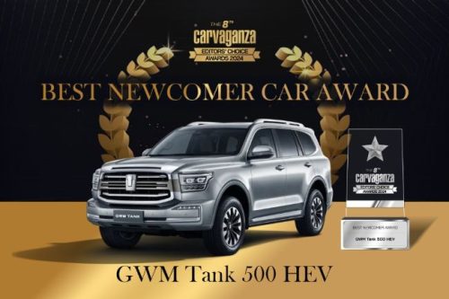 Carvaganza Editors' Choice 2024, Best Newcomer Car Award: GWM Tank 500 HEV Carvaganza Editors' Choice 2024, Best Newcomer Car Award: GWM Tank 500 HEV