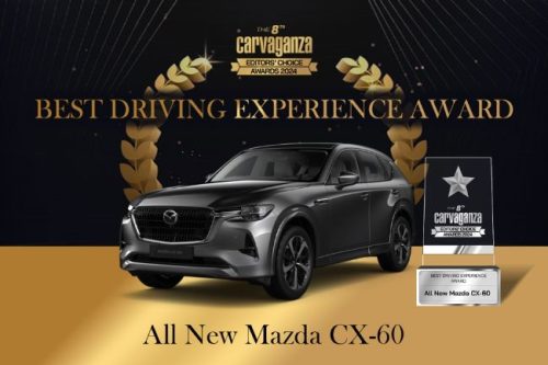 Carvaganza Editors' Choice 2024, Best Driving Experience Award: All New Mazda CX-60 Carvaganza Editors' Choice 2024, Best Driving Experience Award: All New Mazda CX-60