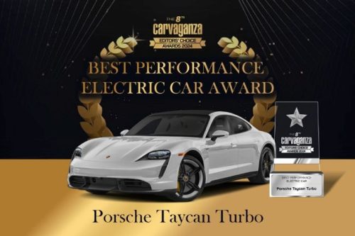 Carvaganza Editors' Choice 2024, Best Performance Electric Car Award: Porsche Taycan Turbo Carvaganza Editors' Choice 2024, Best Performance Electric Car Award: Porsche Taycan Turbo