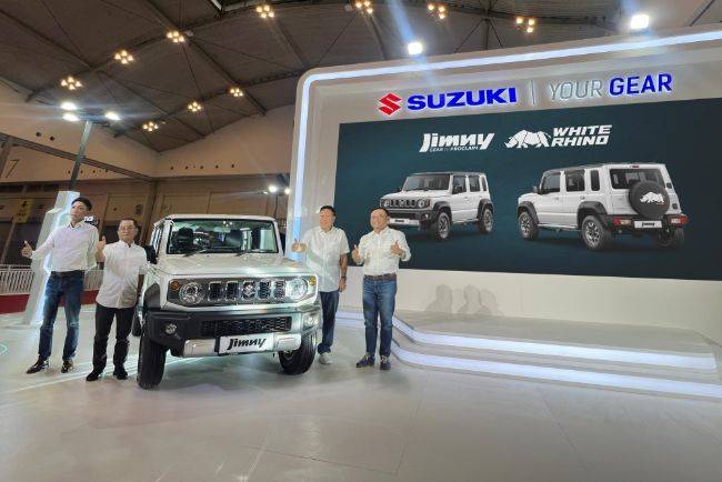 GJAW 2024: Suzuki Rilis Jimny 5-Door White Rhino Edition, Tampil Simple Tapi Eksklusif Jimny 5-door White Rhino