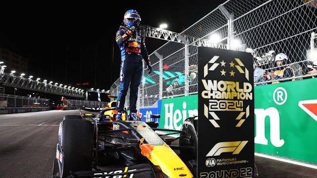 F1: Verstappen Kunci Gelar Juara di GP Las Vegas, Mercedes Finish 1-2 Verstappen