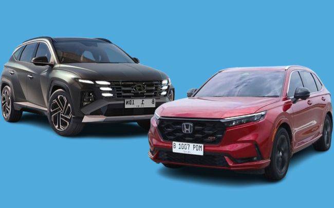 Adu SUV Hybrid Terbaru Honda dan Hyundai, CR-V Vs Tucson Honda-CR-V-Vs-Hyundai-Tucson
