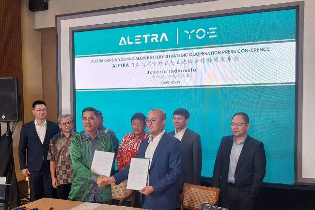 Kuatkan TKDN, Aletra Gandeng Yoening Jadi Pemasok Baterai EV MoU Aletra Yoening