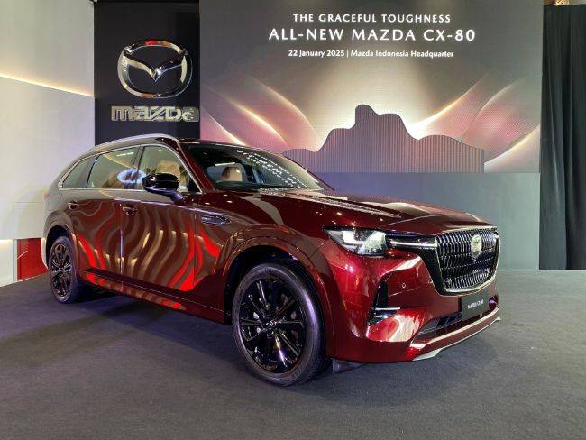 Teknologi Beda Jauh, Harga Mazda CX-80 Cuma Beda Rp11 Jutaan dari CX-60 Mazda CX-80