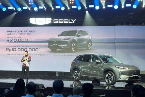 Geely Comeback di Indonesia Tawarkan EX5, Pre-Booking Cuma Rp10 Ribu Geely Comeback di Indonesia Tawarkan EX5, Pre-Booking Cuma Rp10 Ribu