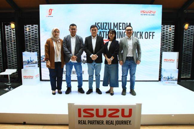 Media gathering Isuzu 2025
