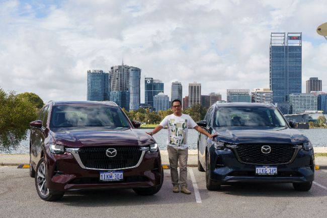 Road Test Mazda CX-80 di Western Australia