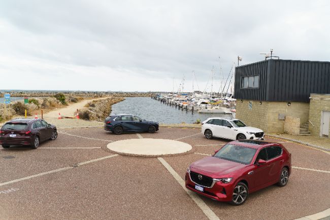 Test drive Mazda CX-80 di Western Australia
