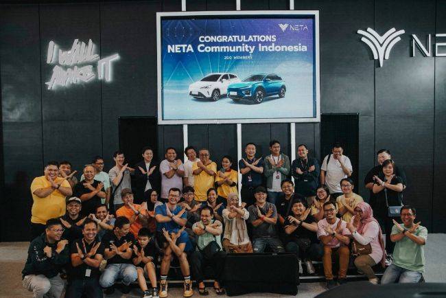 Neta Community Indonesia Rayakan Tembus 200 Member di IIMS 2025 Neta Community Indonesia