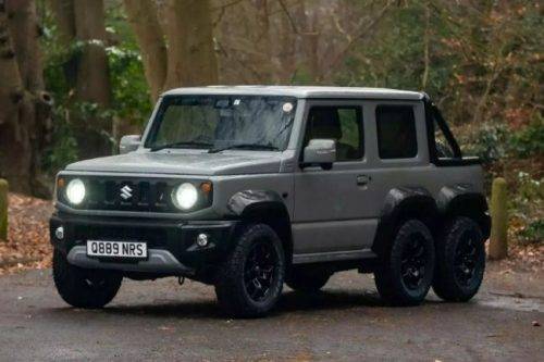 Transformasi Suzuki Jimny Jadi Pikup Double Cabin 6 Roda Transformasi Suzuki Jimny Jadi Pikup Double Cabin 6 Roda