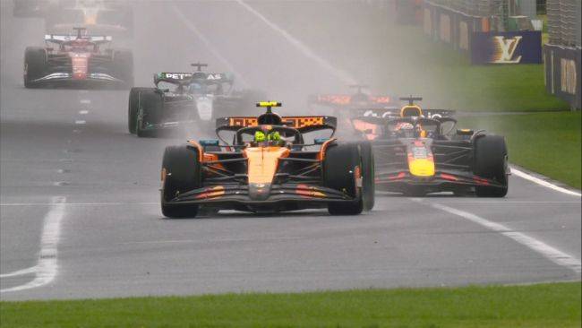 F1: McLaren Dominan, Hujan Tidak Gentarkan Norris Terdepan di GP Australia 2025 F1 Australia