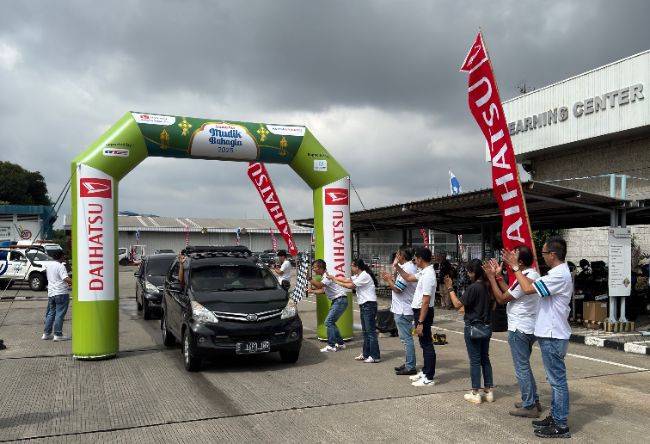 Masif, Mudik Bersama Daihatsu Indonesia Diikuti Puluhan Mobil Mudik Bersama Daihatsu 2025