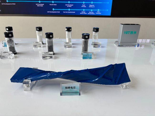 Bilah baterai EV GAC Group hasil uji pelintir robotik