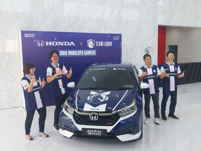 Honda x Team Liquid Indonesia, Brio Jadi Kendaraan Operasional Tim e-Sports Honda Brio x Team Liquid