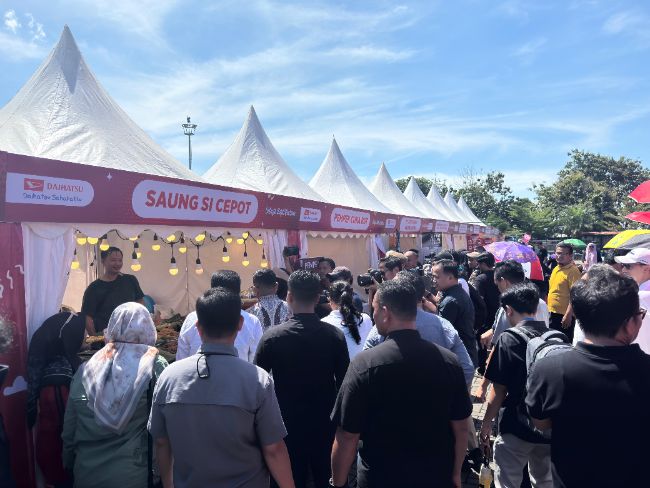 Deretan booth UMKM Lokal di Daihatsu Kumpul Sahabat (DKS) Tangerang 2025
