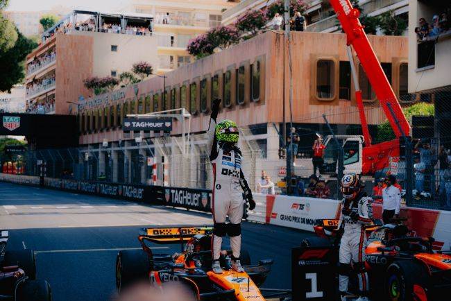 F1: Adu Strategi 2 Pit Stop, Norris Asapi Leclerc dan Piastri di GP Monako 2025 Lando Norris Monaco