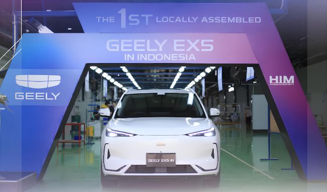 Fasilitas perakitan Geely di Indonesia
