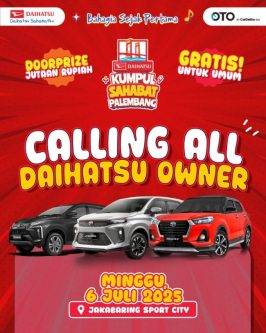 Daihatsu Kumpul Sahabat 2025 Palembang Bakal Dipadati Puluhan Komunitas Daihatsu Kumpul Sahabat 2025 Palembang Bakal Dipadati Puluhan Komunitas