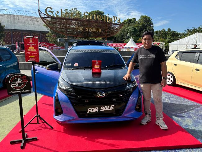 Nico Prakoso, pemilik Daihatsu Sigra modif