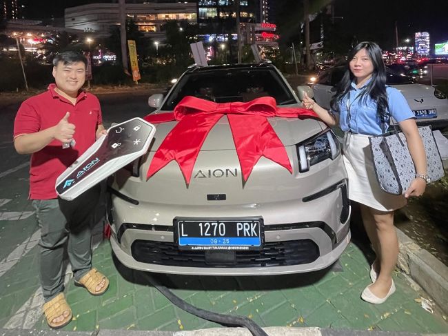 Pengiriman Aion V Kepada Konsumen di Indonesia Sudah Tembus Ribuan Unit HANDOVER AION V