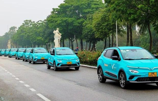 Perusahaan taksi Green XM. Foto: vietnamplus.vn