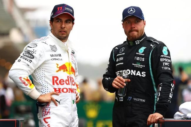 Sergio Perez Valtteri Bottas