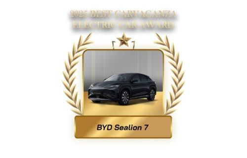 BYD Sealion 7 Sabet The Best Electric Car di Carvaganza Editors' Choice Awards 2025 BYD Sealion 7 Sabet The Best Electric Car di Carvaganza Editors' Choice Awards 2025