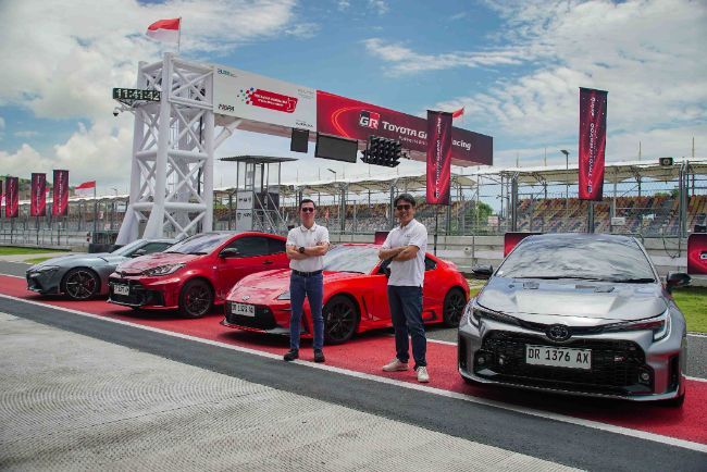 Line-up Toyota GR di Sirkuit Internasional Pertamina Mandalika. 