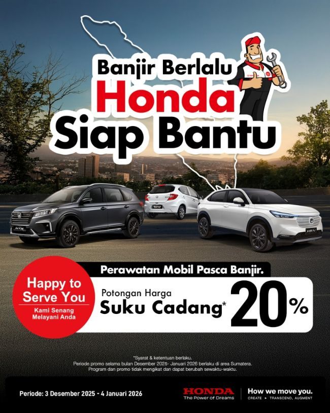 Honda Siap Bantu Korban Banjir