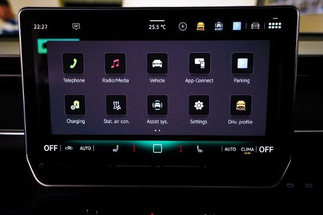 Infotainment Volkswagen ID. Buzz