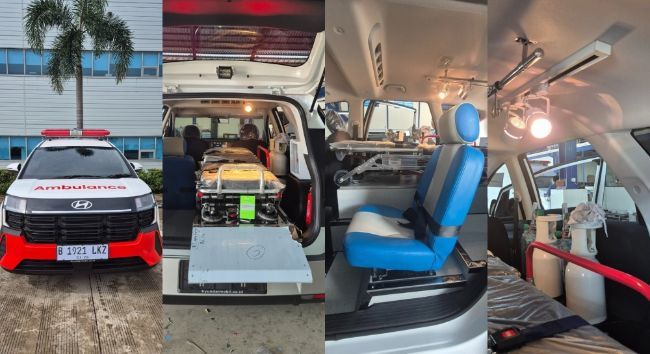 Donasi Ambulans Hyundai Stargazer Cartenz ke Sumatera