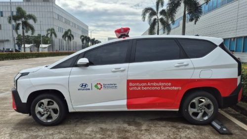 Bantu Penanggulangan Musibah di Sumatera, Hyundai Sumbang Ambulans Stargazer Cartenz