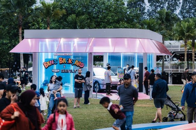 Geely EX2 di Ben's Backyard