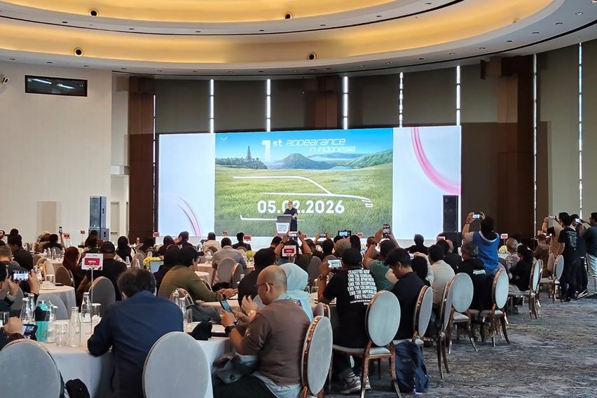 Suasana konferensi pers IIMS 2026