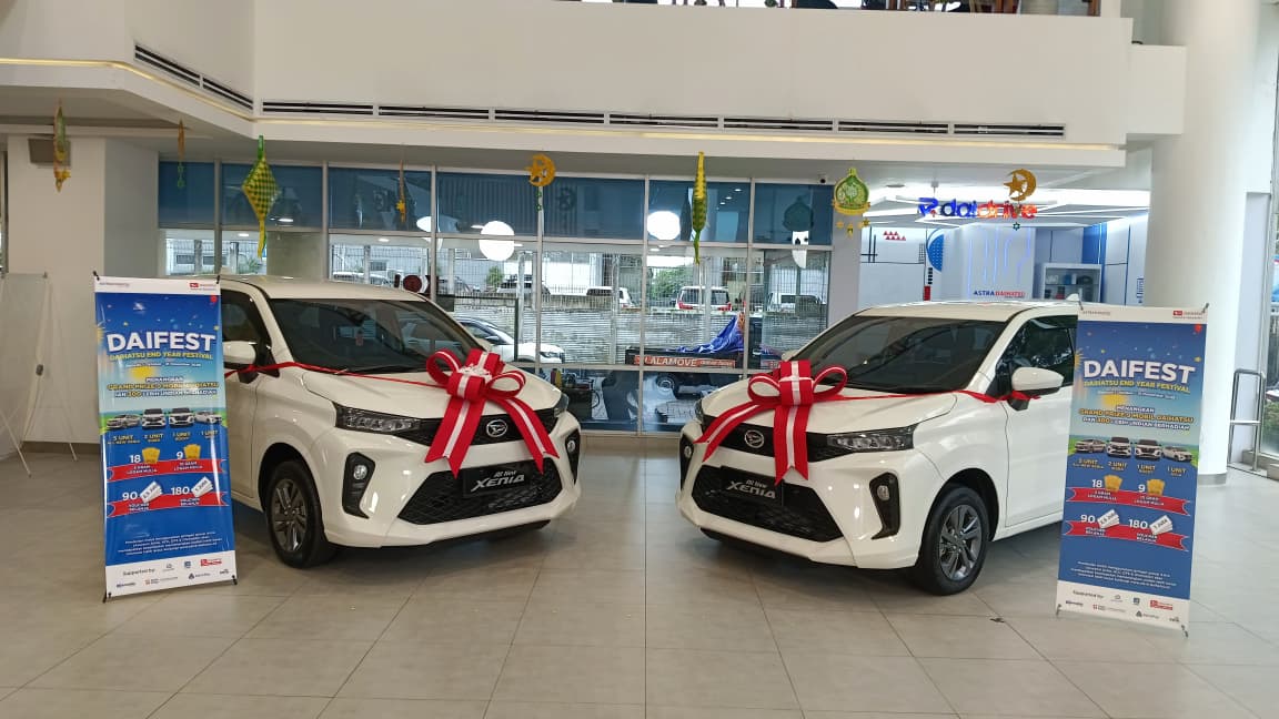 Unit All New Xenia yang diberikan kepada 2 pemenang di Jakarta, dari total 9 pemenang hadiah utama DAIFEST 2025. 