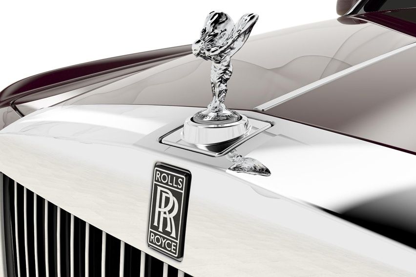 Logo Spirit of Ecstasy Rolls-Royce. 