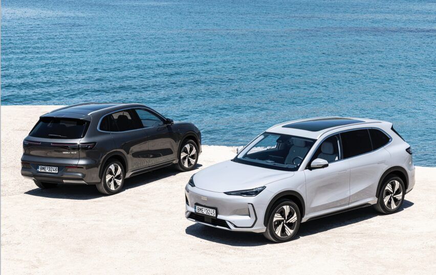 Eksterior Geely EX5. 